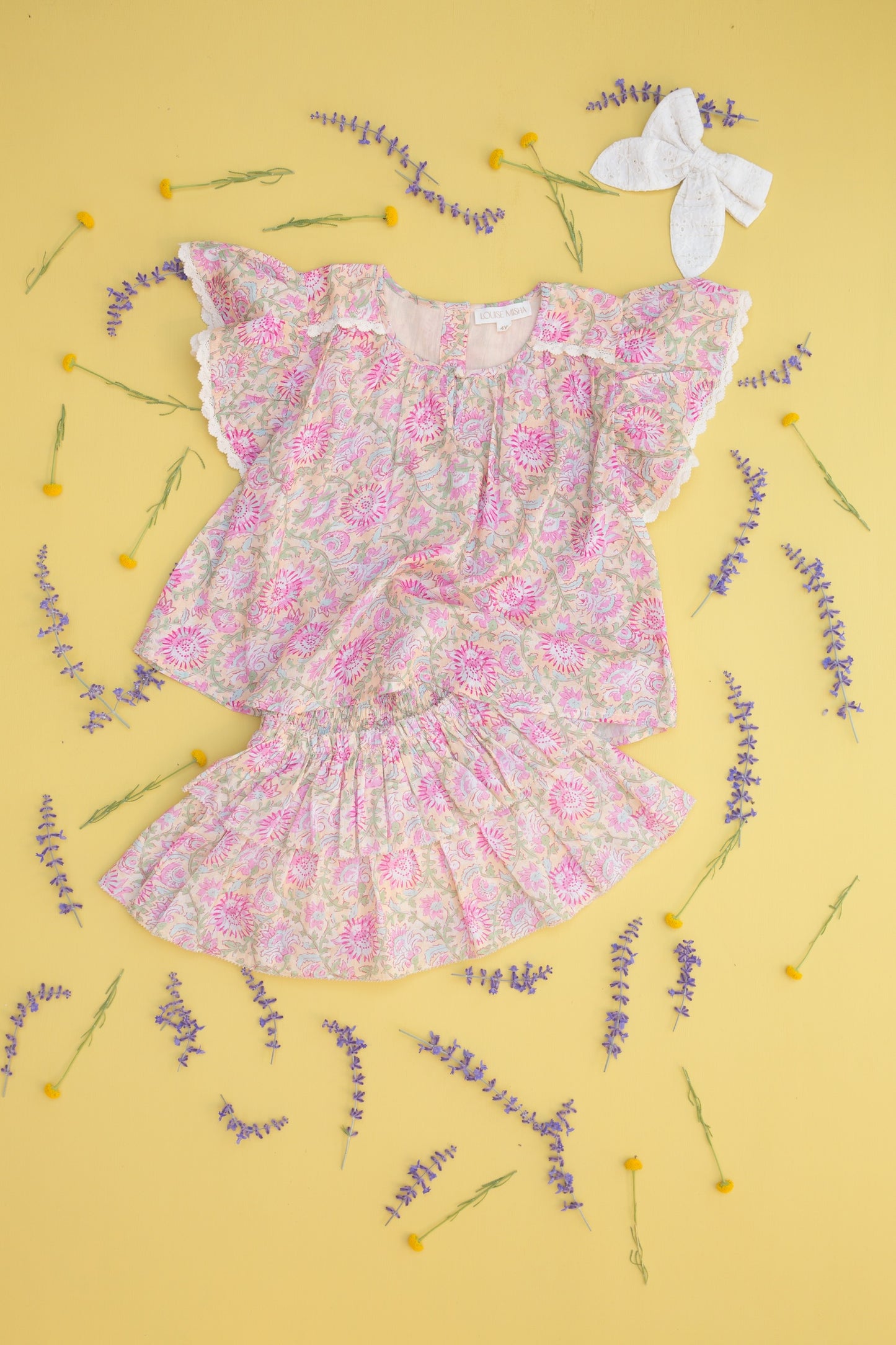 Louise Misha Bluse Eliza Yellow Capri Cove