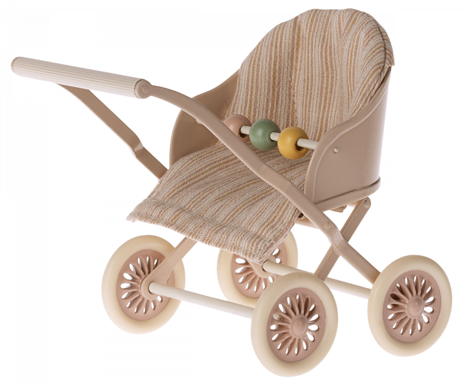 Maileg Kinderwagen, Babymäuse - Rose