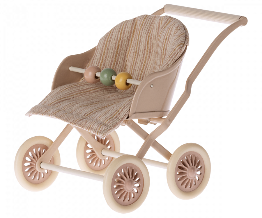Maileg Kinderwagen, Babymäuse - Rose