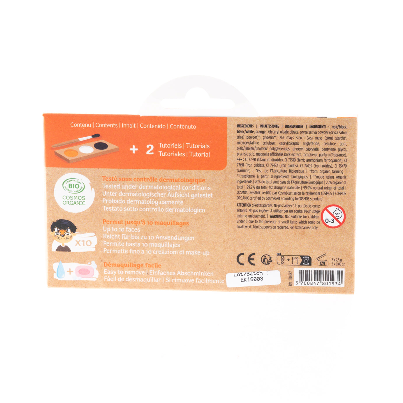 Namaki Schminkset Tigre et Renard