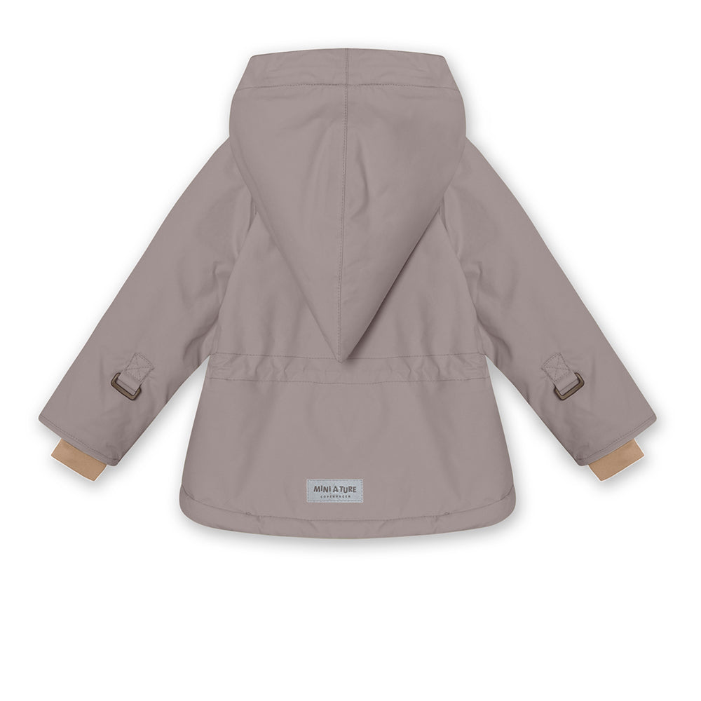 Miniature Wang Fleece gefütterte Winterjacke Zinc Purple