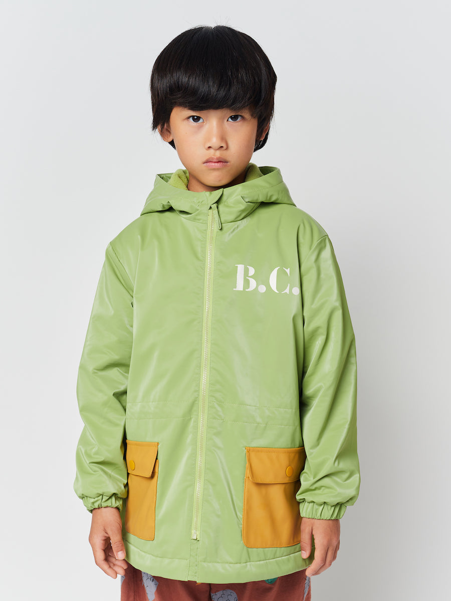 Bobo Choses Green Color Block BC Rain Coat