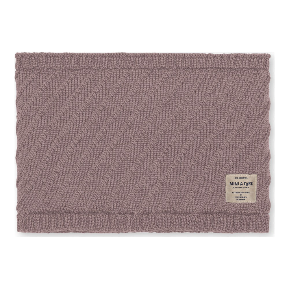 Miniature Matgoi Fleecegefütteter Halswärmer Light Plum