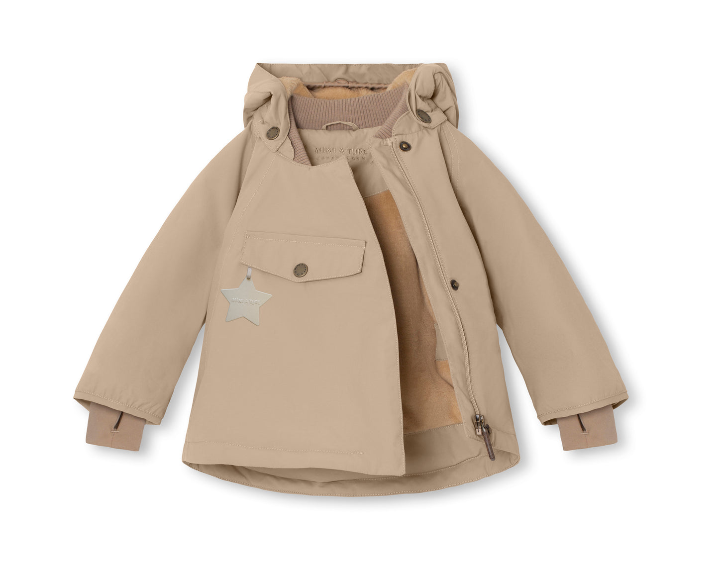 Miniature Matwang fleecegefütterte Winterjacke GRS Savannah Tan