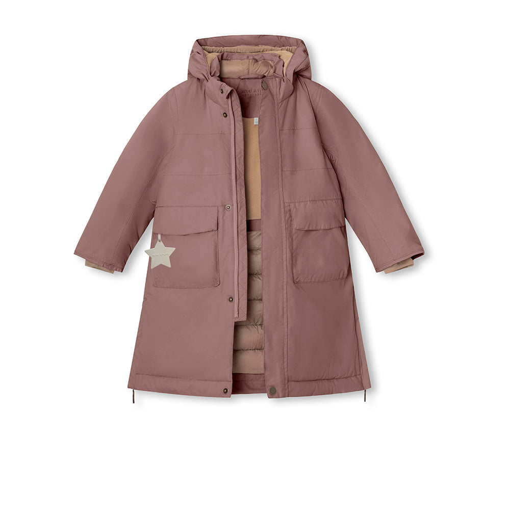 Miniature Matvencastaia Fleece Lined Winterjacke Light Plum GRS