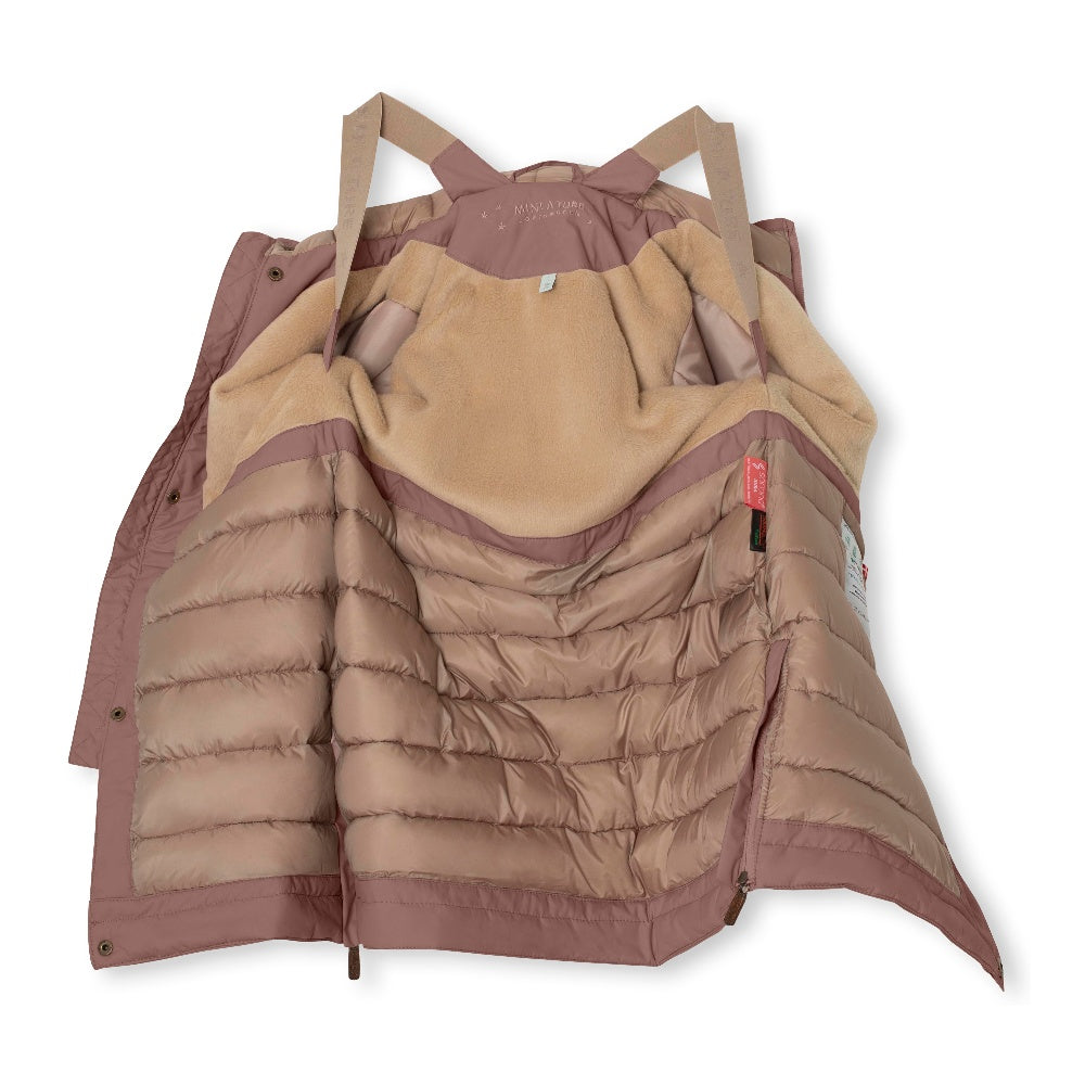 Miniature Matvencastaia Fleece Lined Winterjacke Light Plum GRS
