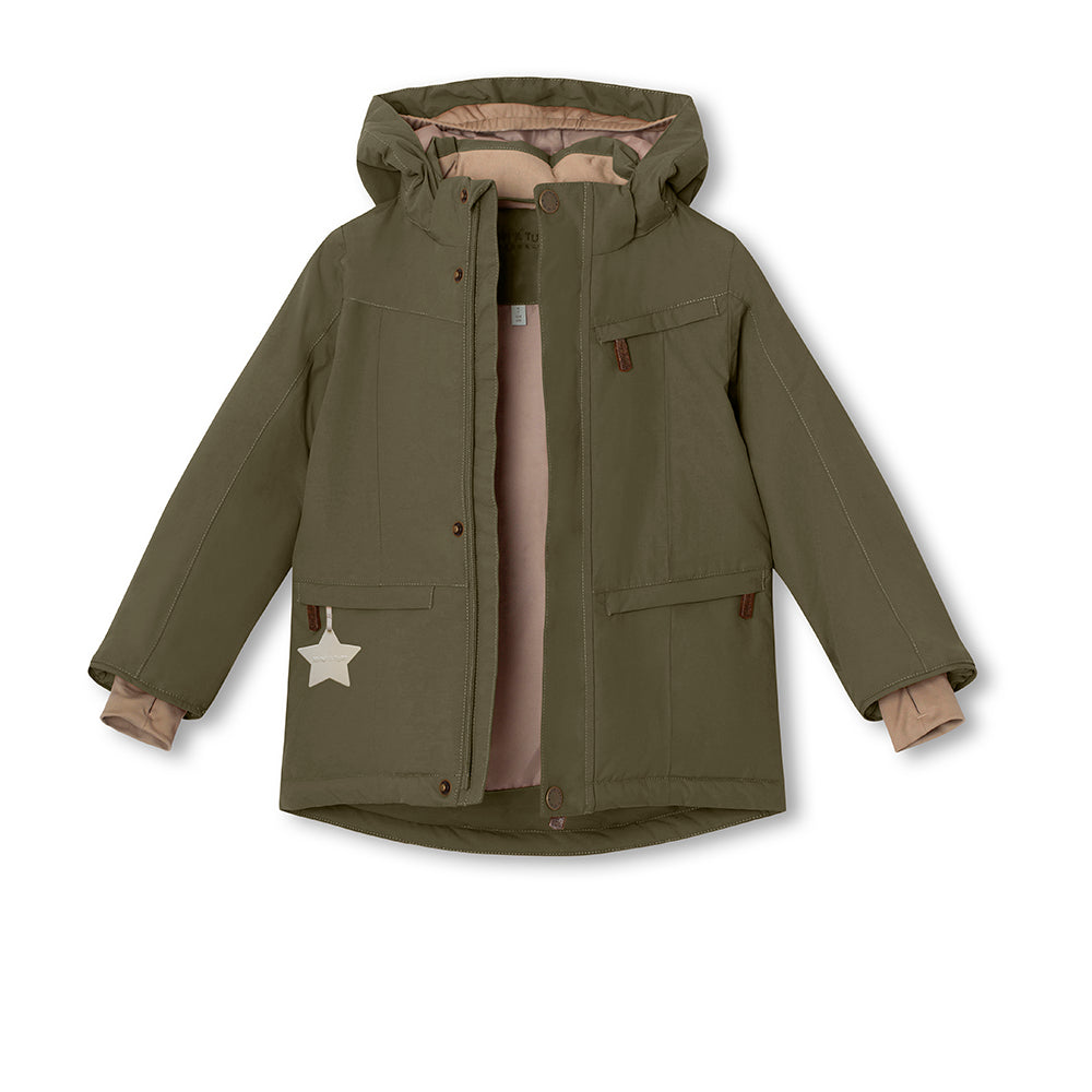 Miniature Matvestyn Winterjacke Olive Nights