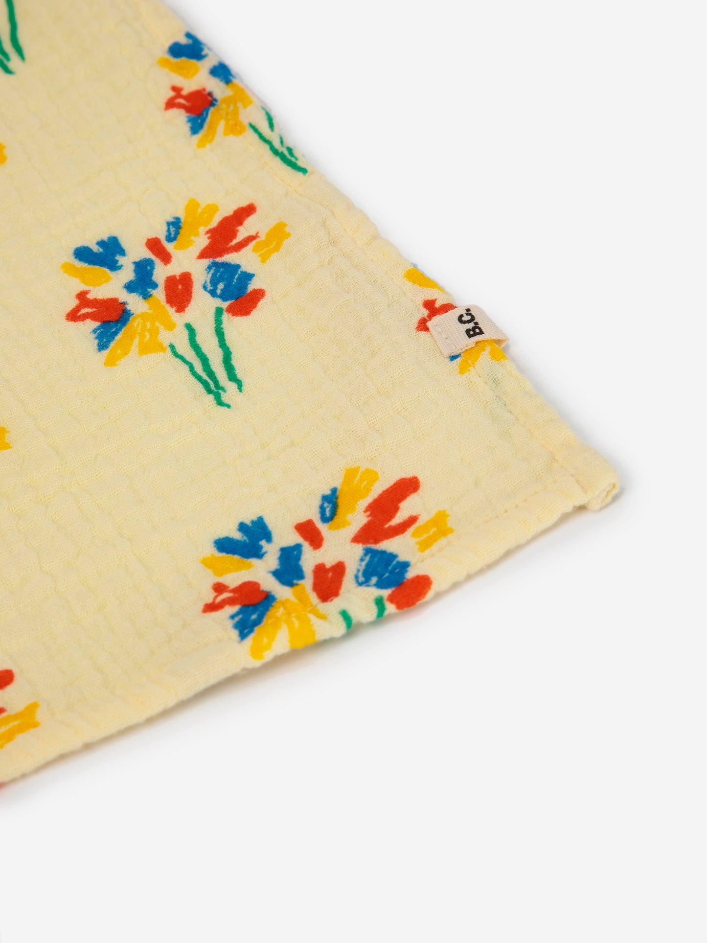 Bobo Choses Baby Fireworks All Over Musselintuch Light Yellow