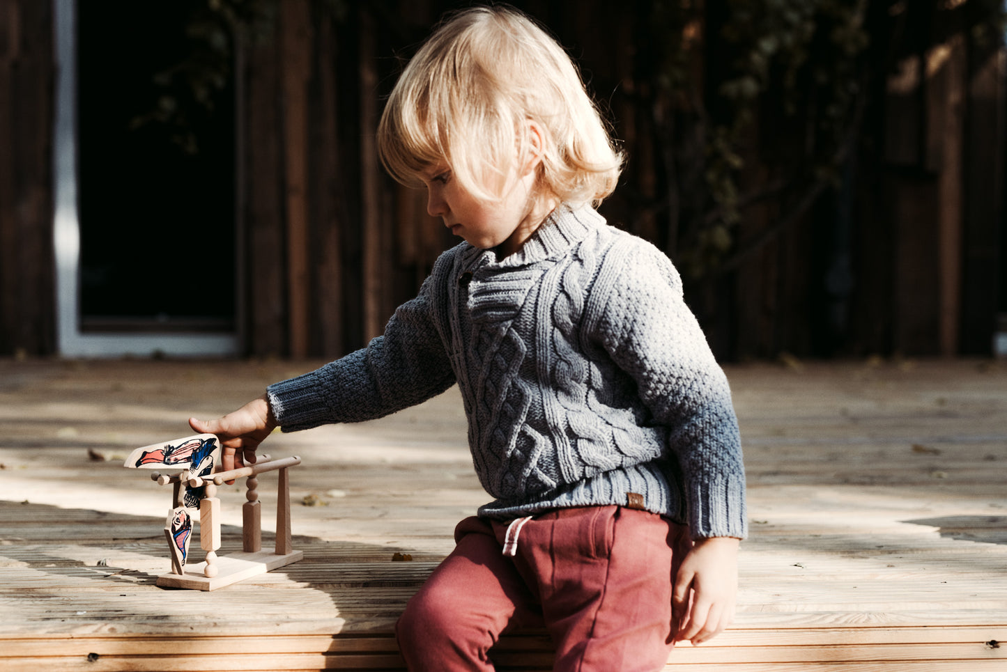 Wooden Story Acrobat Boy