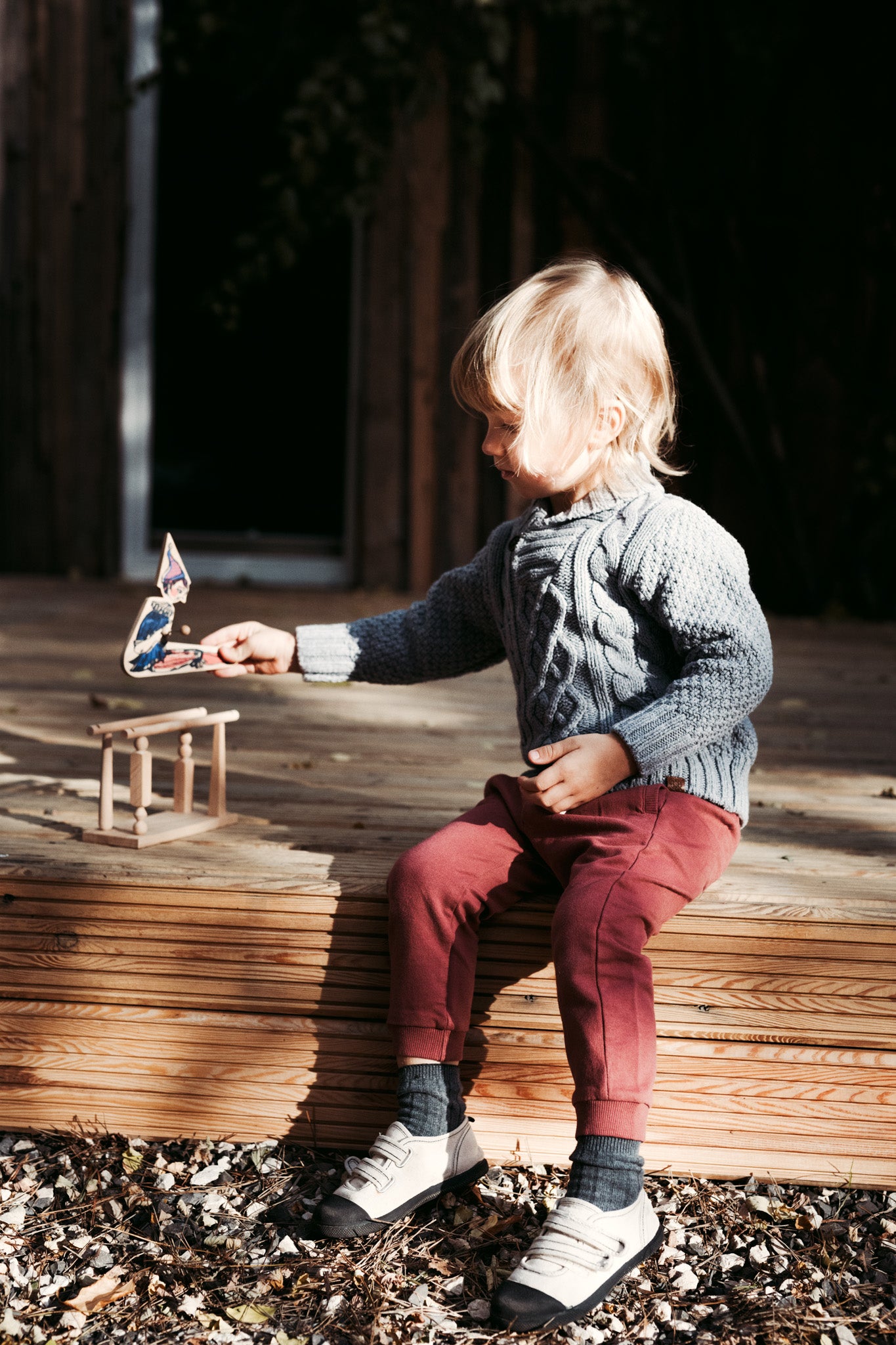 Wooden Story Acrobat Boy