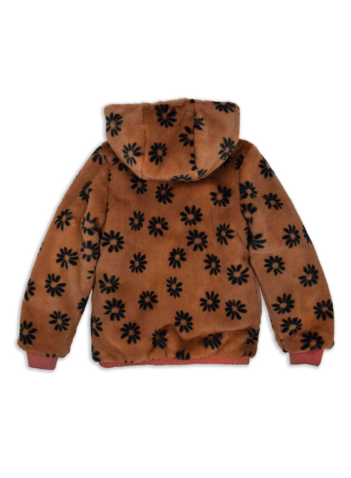 Ammehoela reversible Jacke Lola Brown Flower Fur