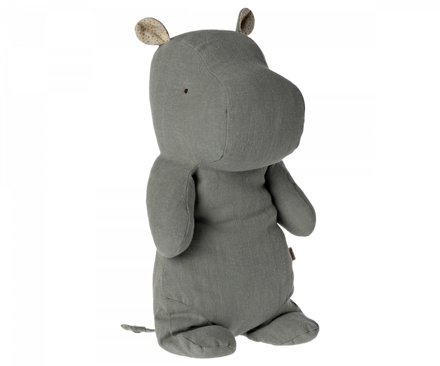 Maileg Safari Friends Medium Hippo Chinos Green