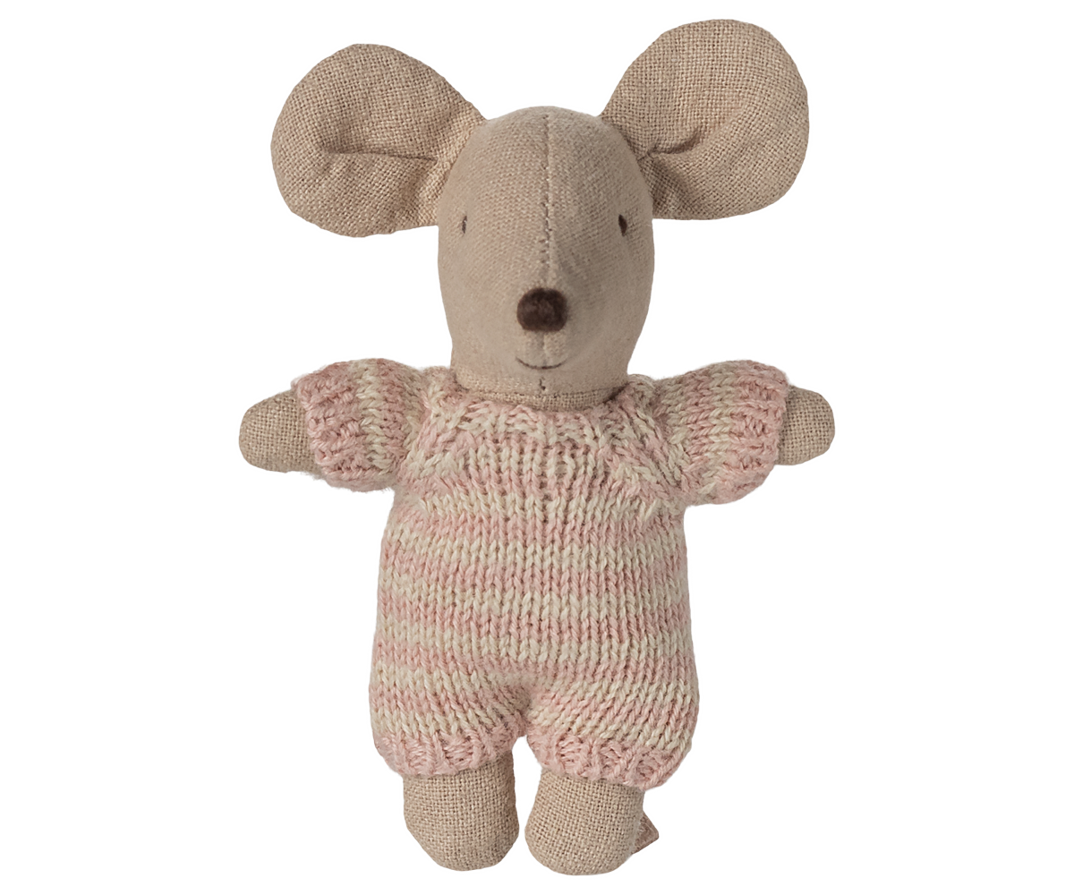 Maileg Babymaus in Tragetasche - Rose