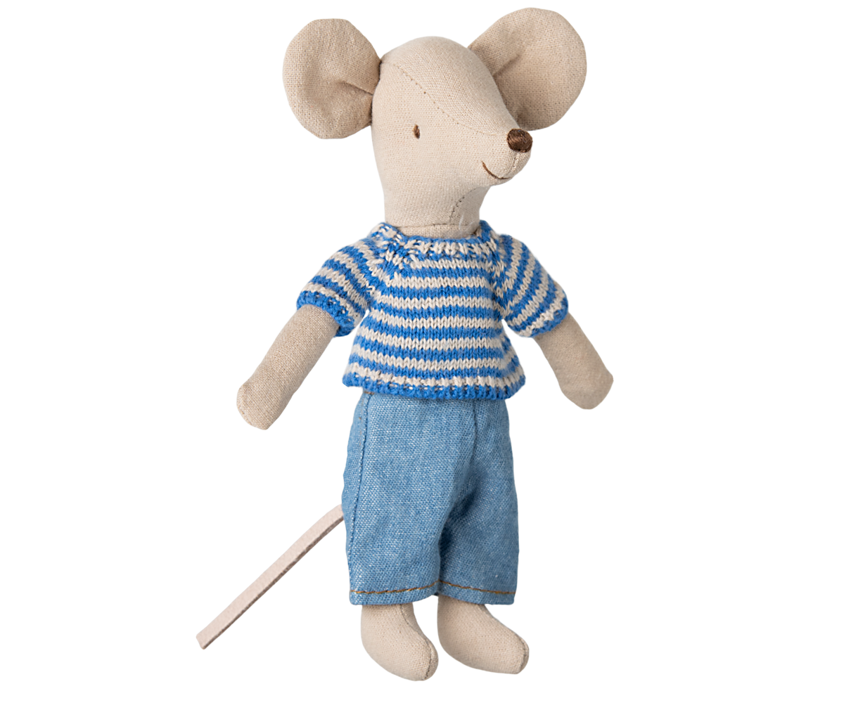 Maileg Strickpullover und Hose Big Brother Maus