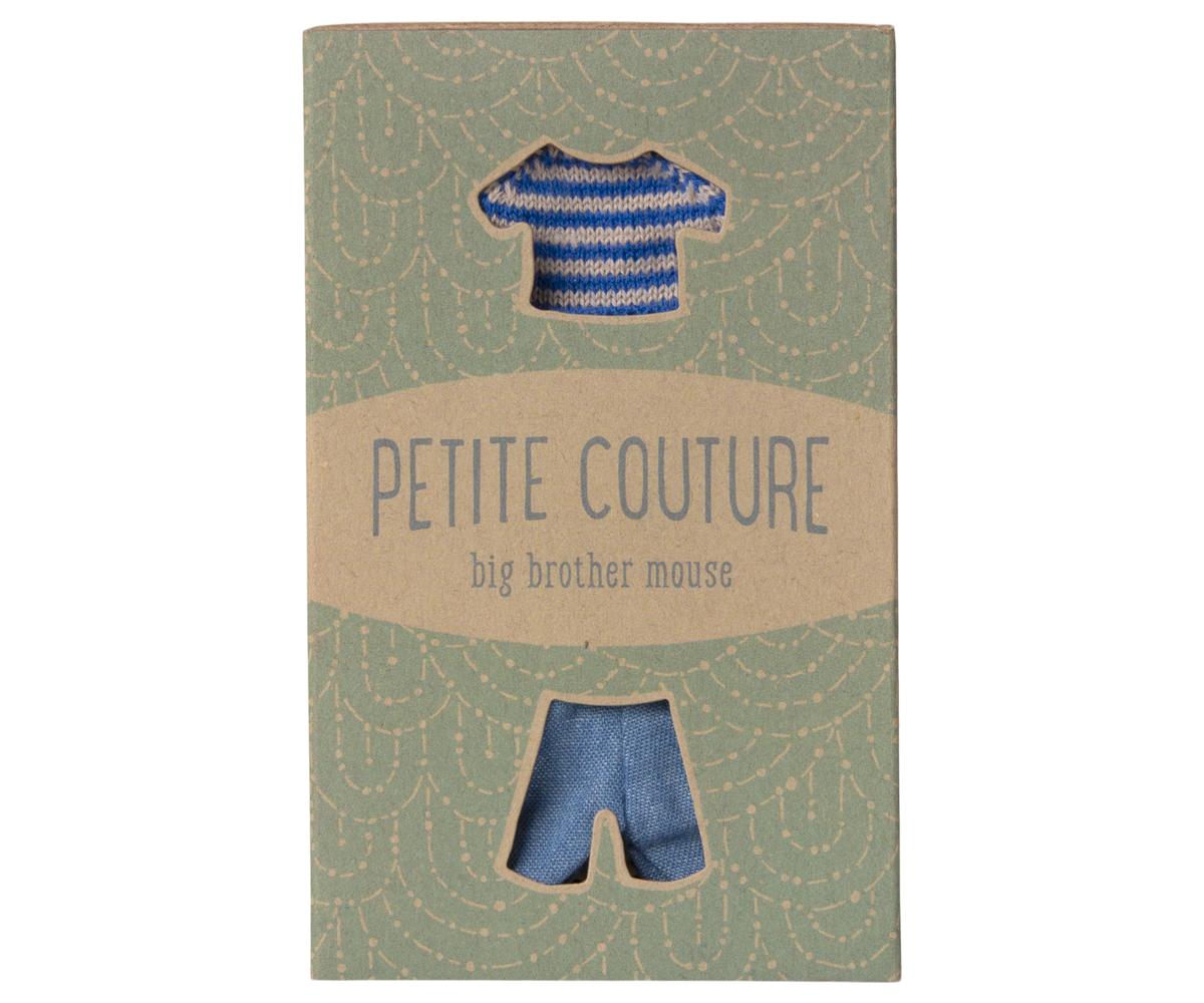 Maileg Strickpullover und Hose Big Brother Maus