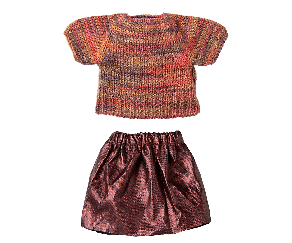 Maileg Rock und Strickbluse Mama Maus