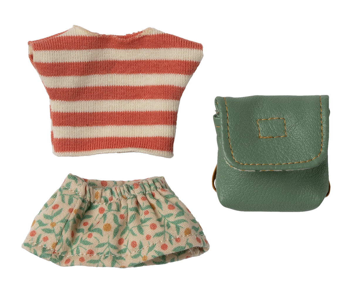 Maileg Kleider und Tasche Big Sister - Green