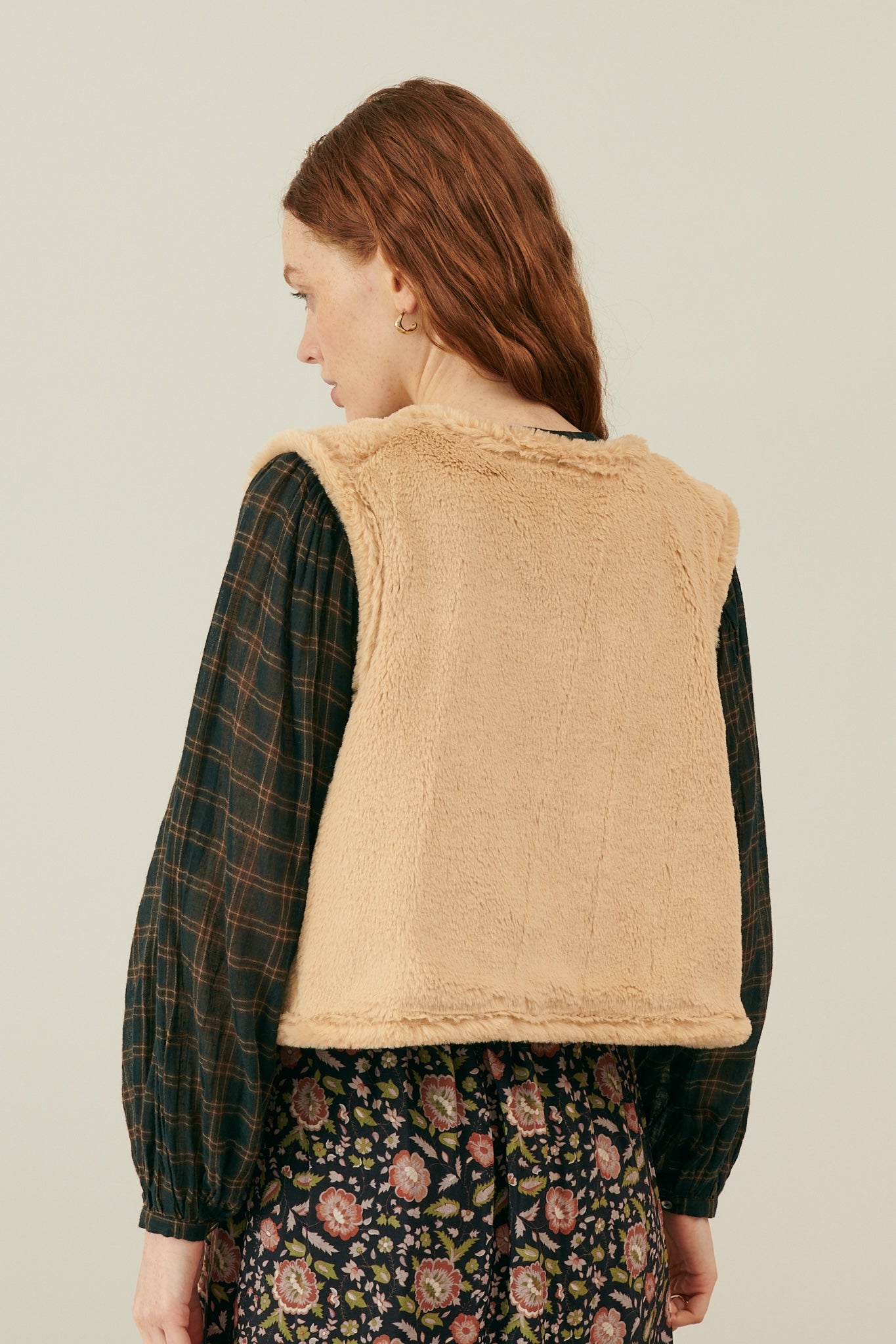 Louise Misha Bluse Jally Charcoal Checks