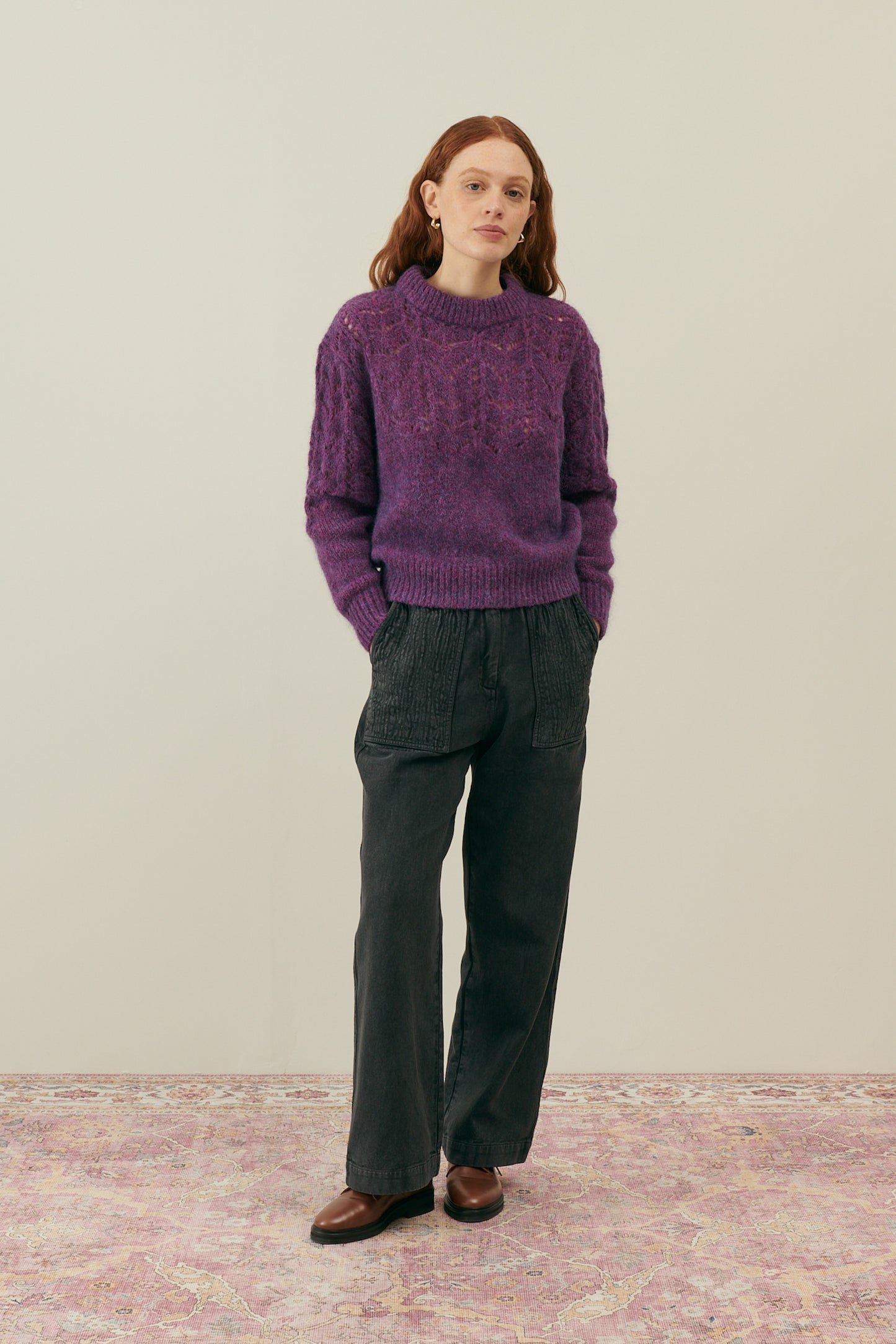 Louise Misha Pullover Samala Purple
