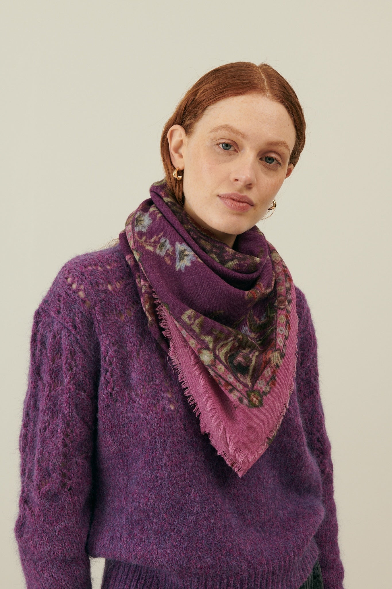 Louise Misha Pullover Samala Purple