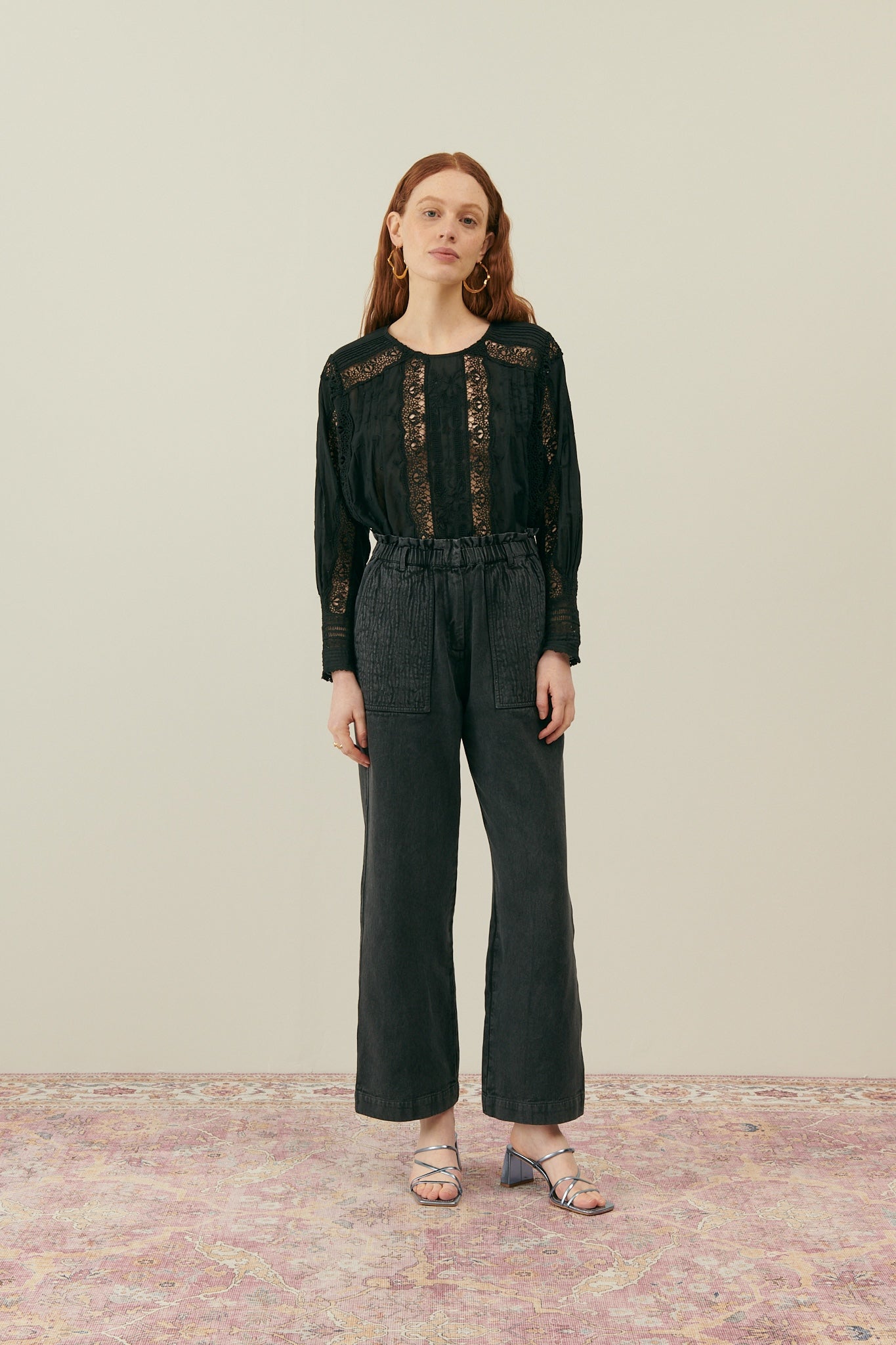 Louise Misha Hose Arlovie Charcoal