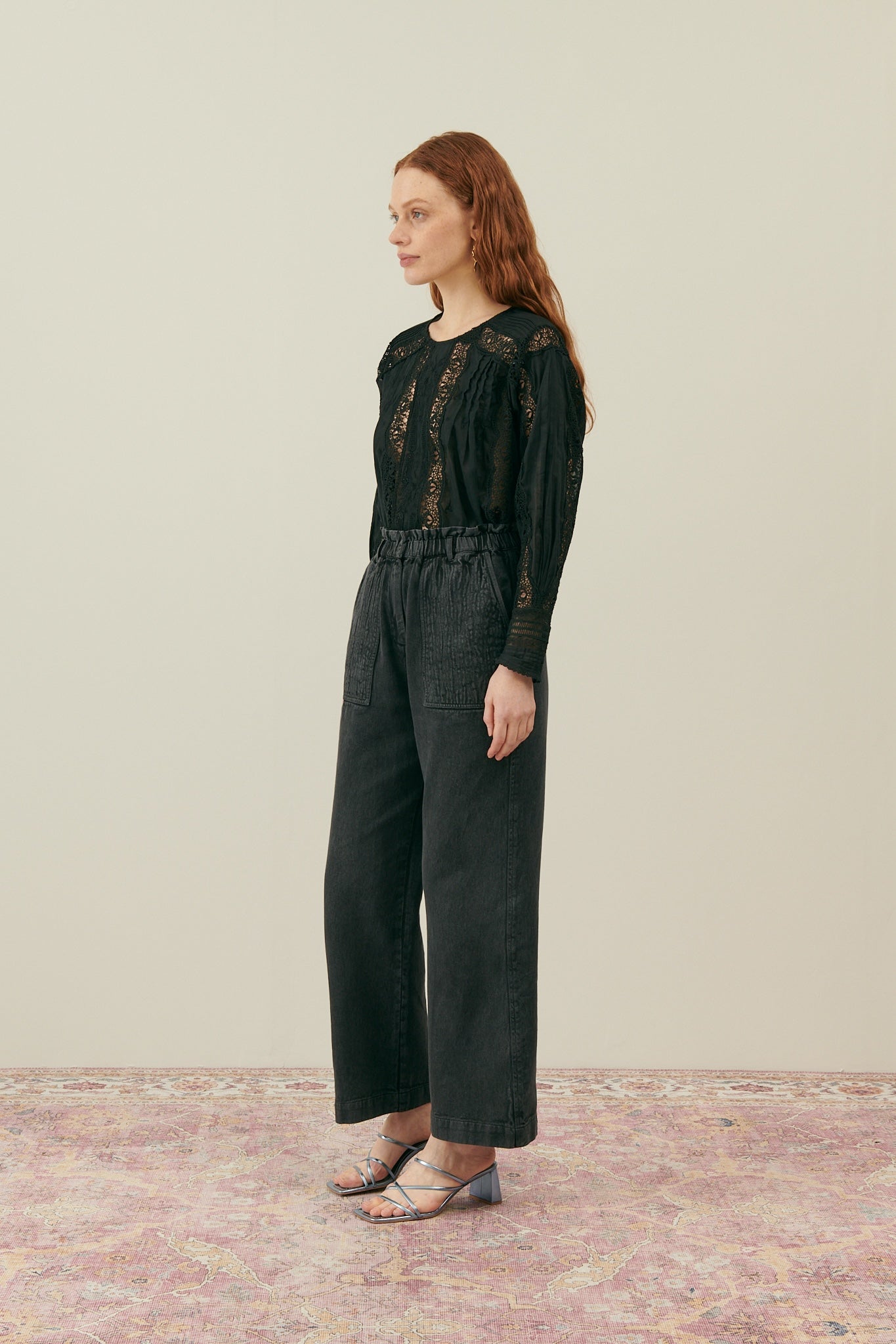 Louise Misha Hose Arlovie Charcoal