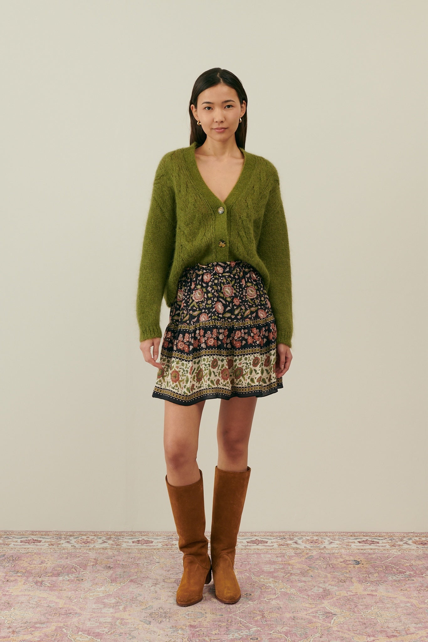 Louise Misha Cardigan Sirika Khaki