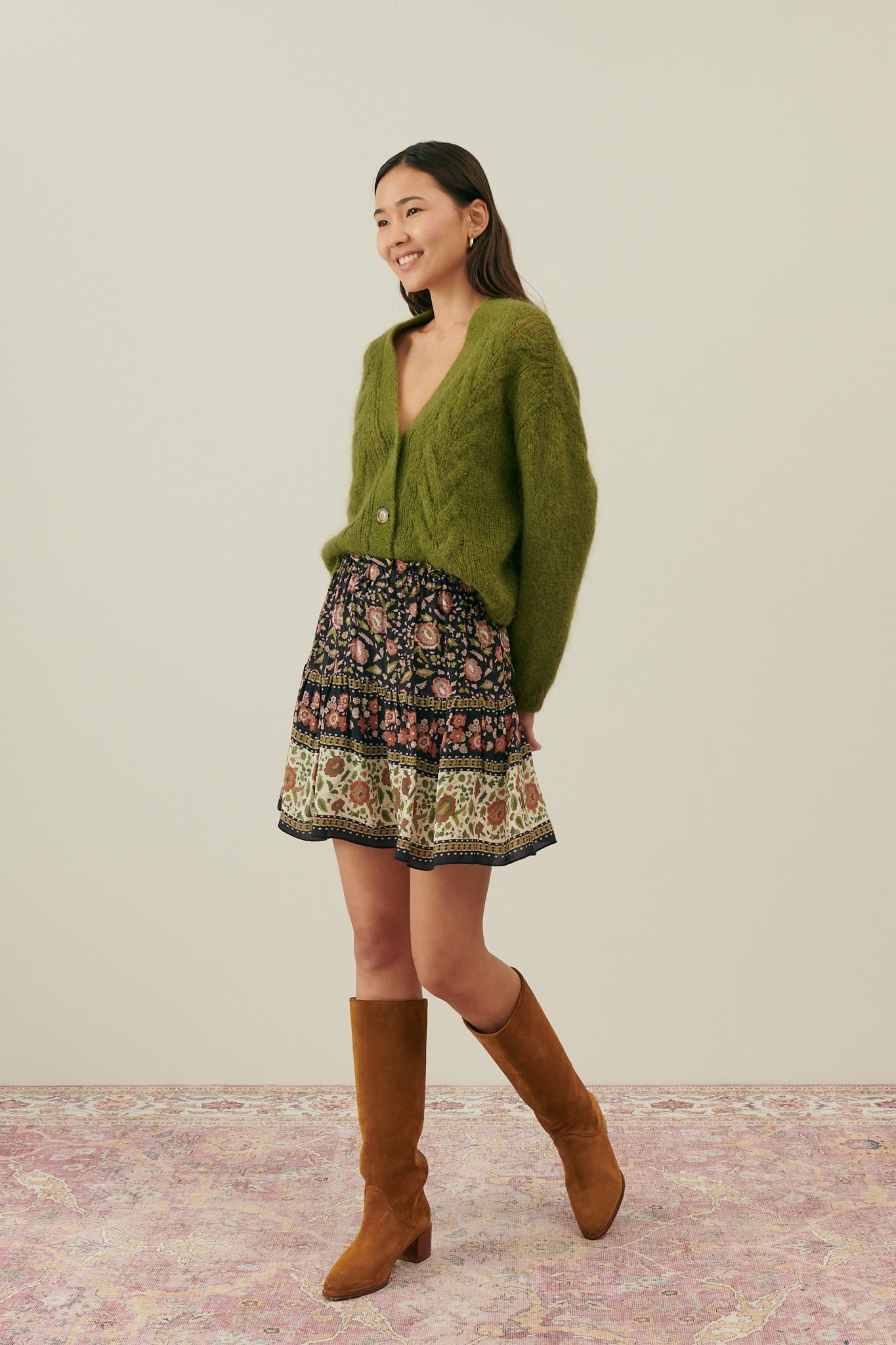 Louise Misha Cardigan Sirika Khaki