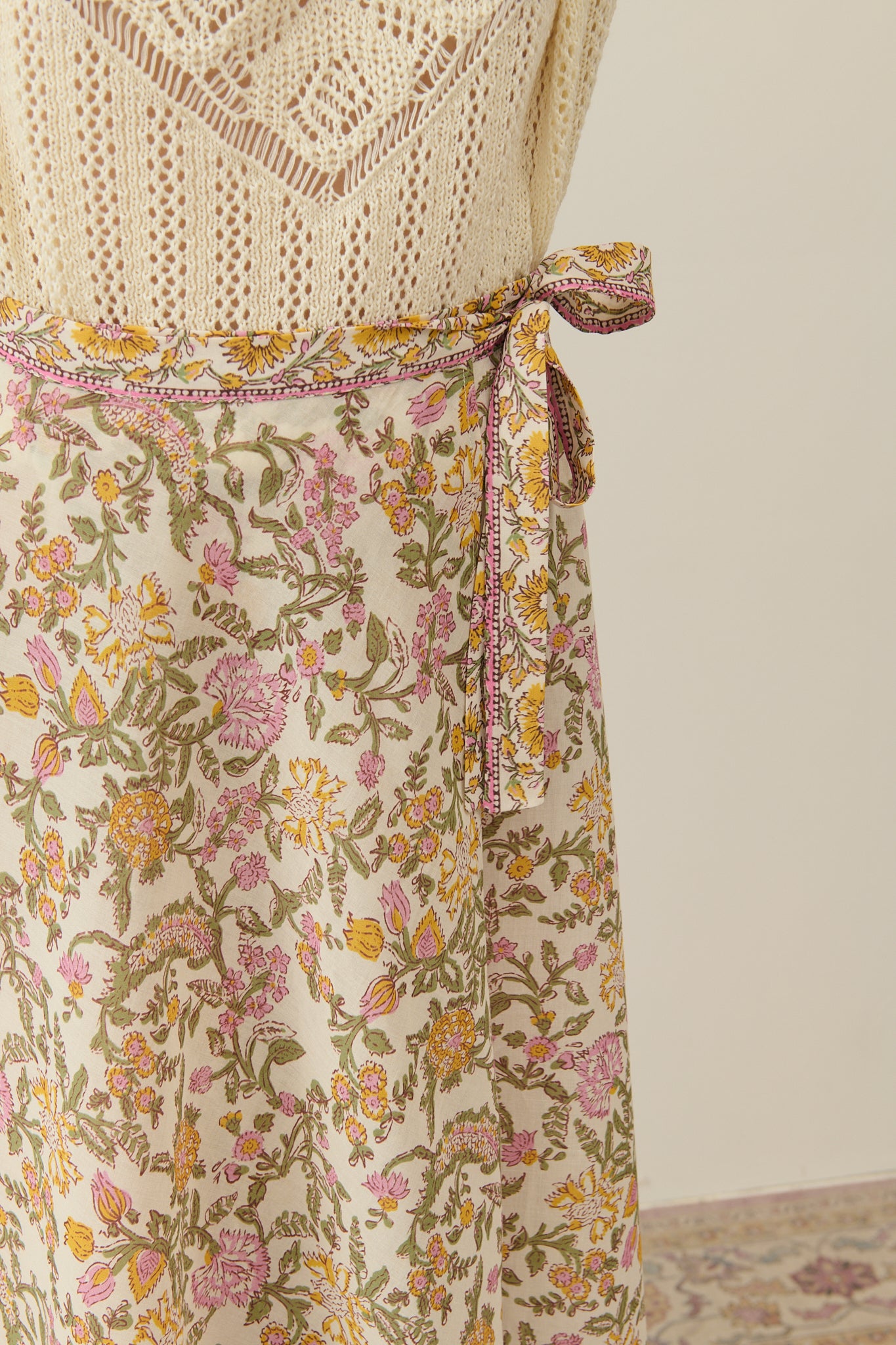 Louise Misha Jupe Lucía Cream Mimosa Spring