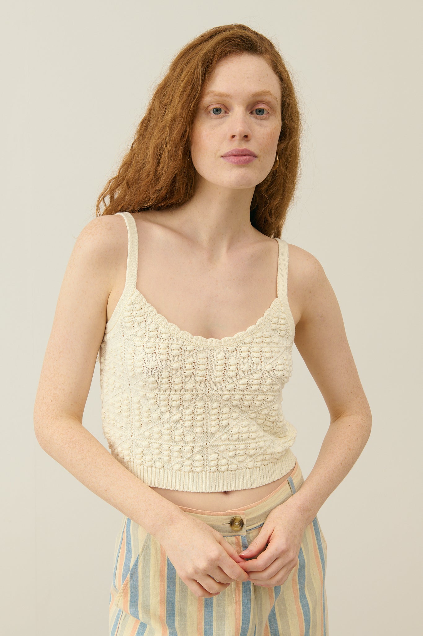Louise Misha Top Lorna Cream
