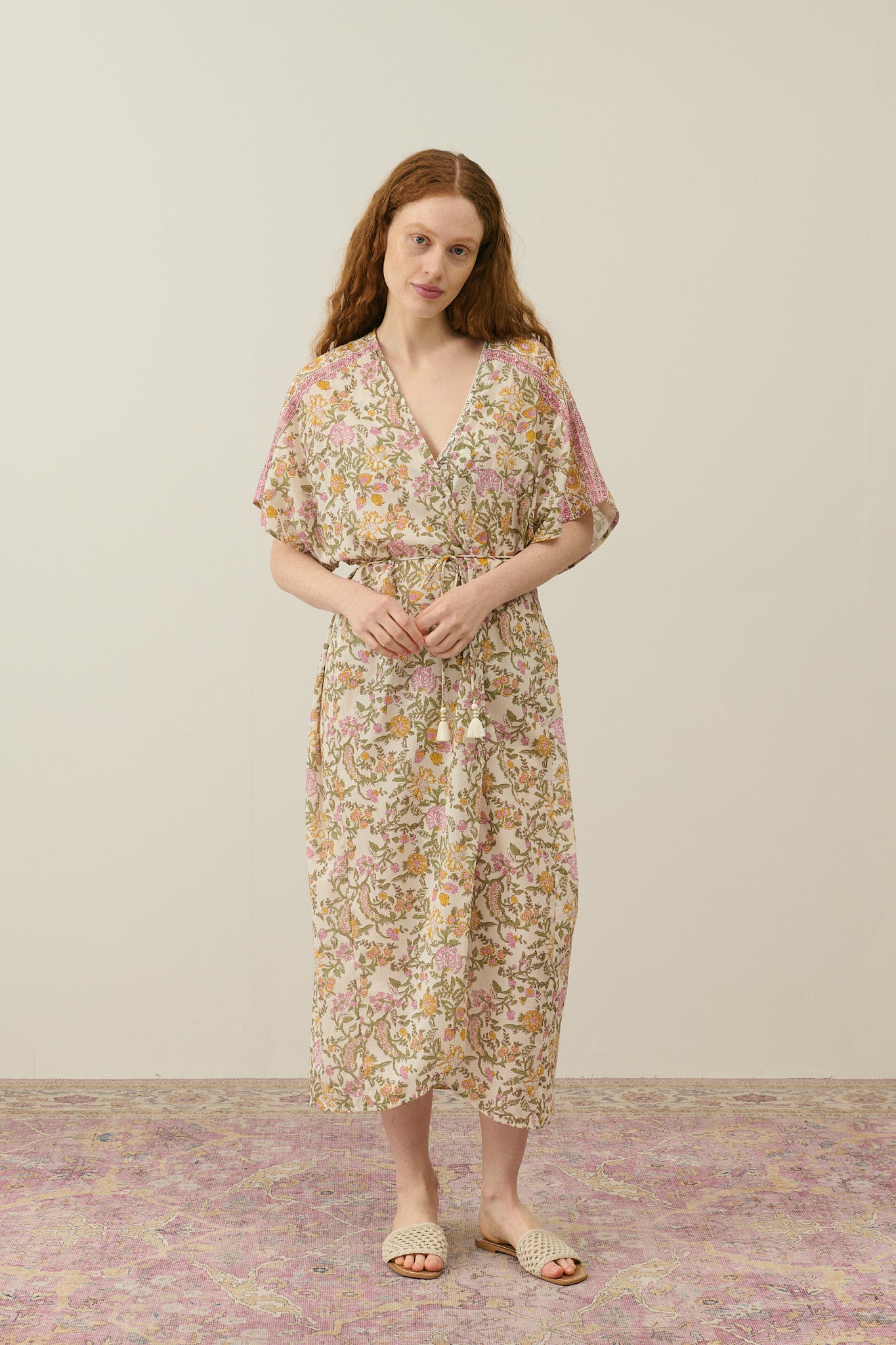 Louise Misha Kimono Chill Cream Mimosa Spring