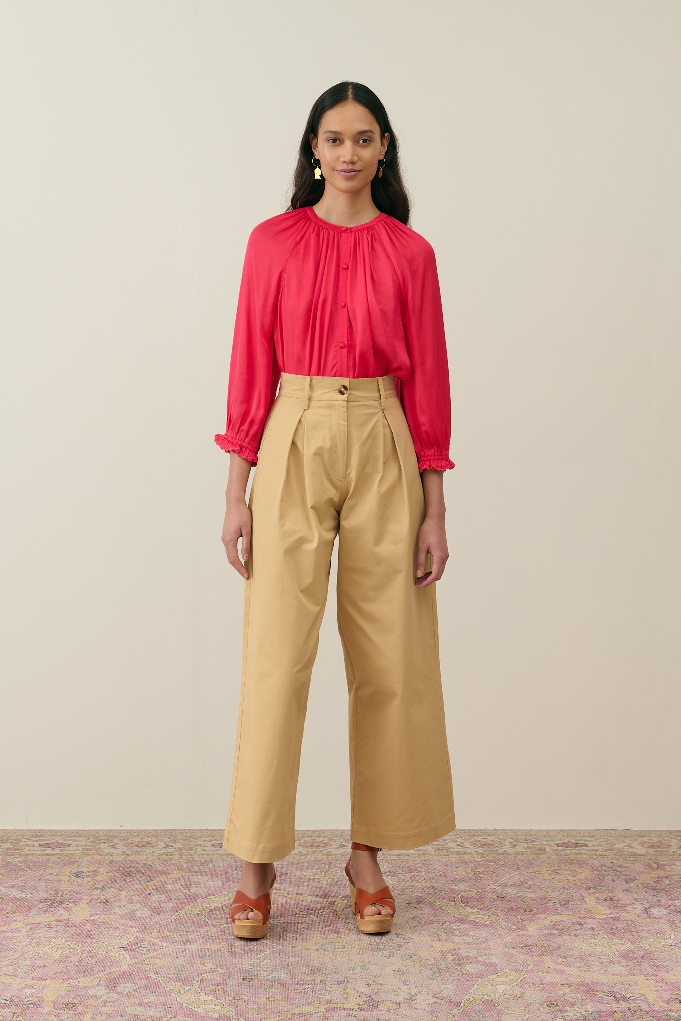 Louise Misha Bluse Aliénor Raspberry