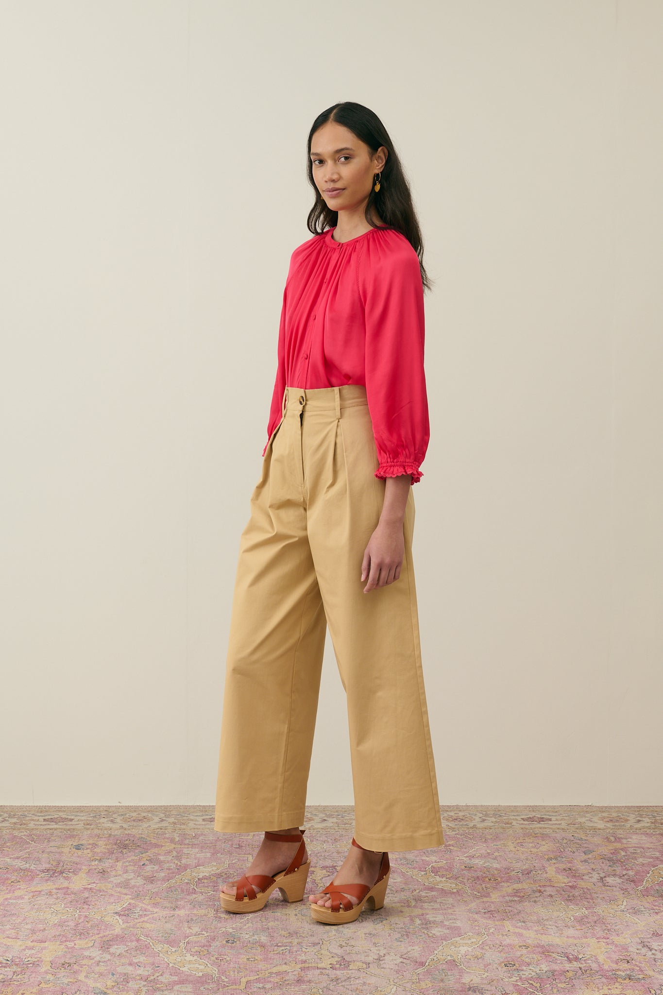 Louise Misha Bluse Aliénor Raspberry