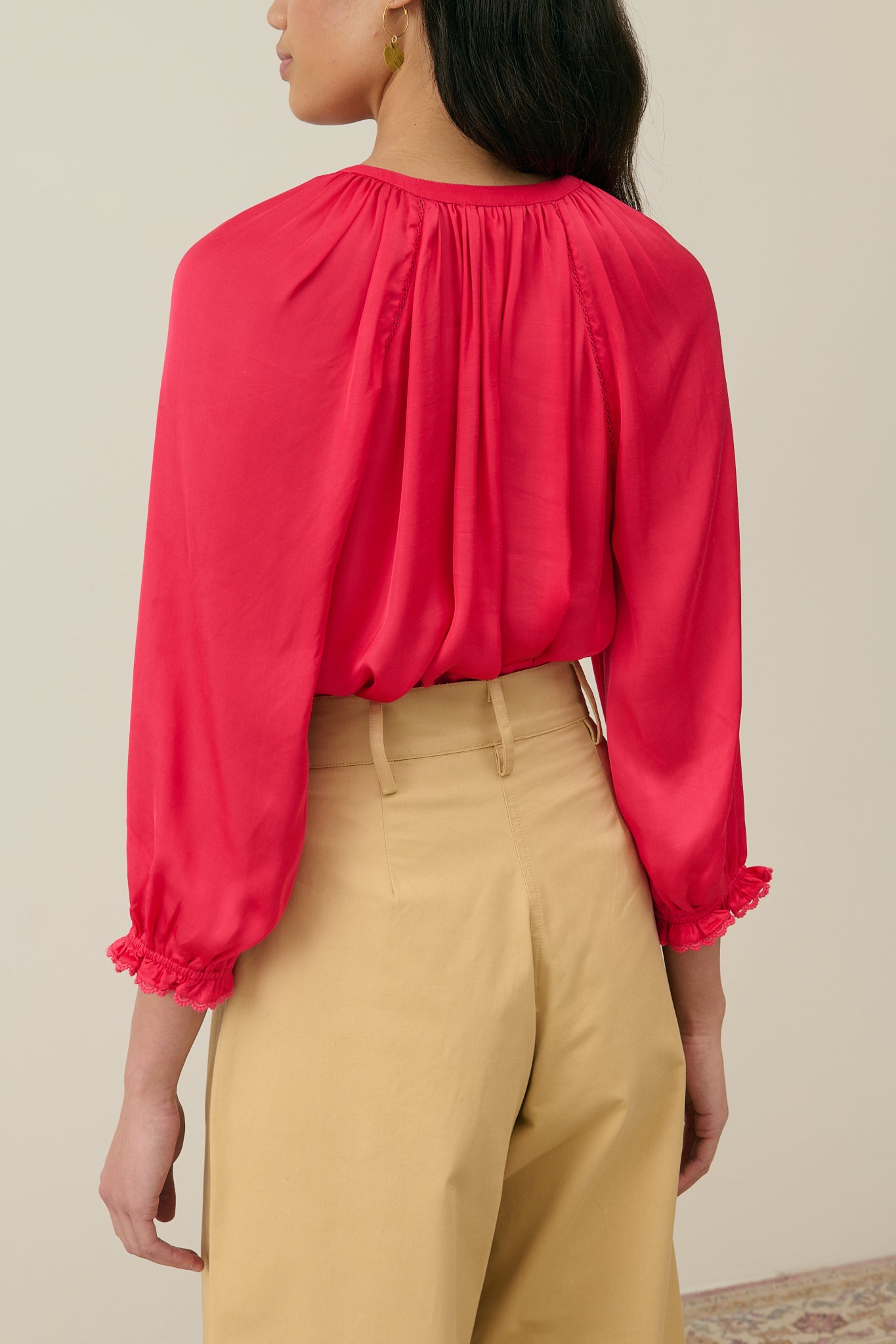 Louise Misha Bluse Aliénor Raspberry