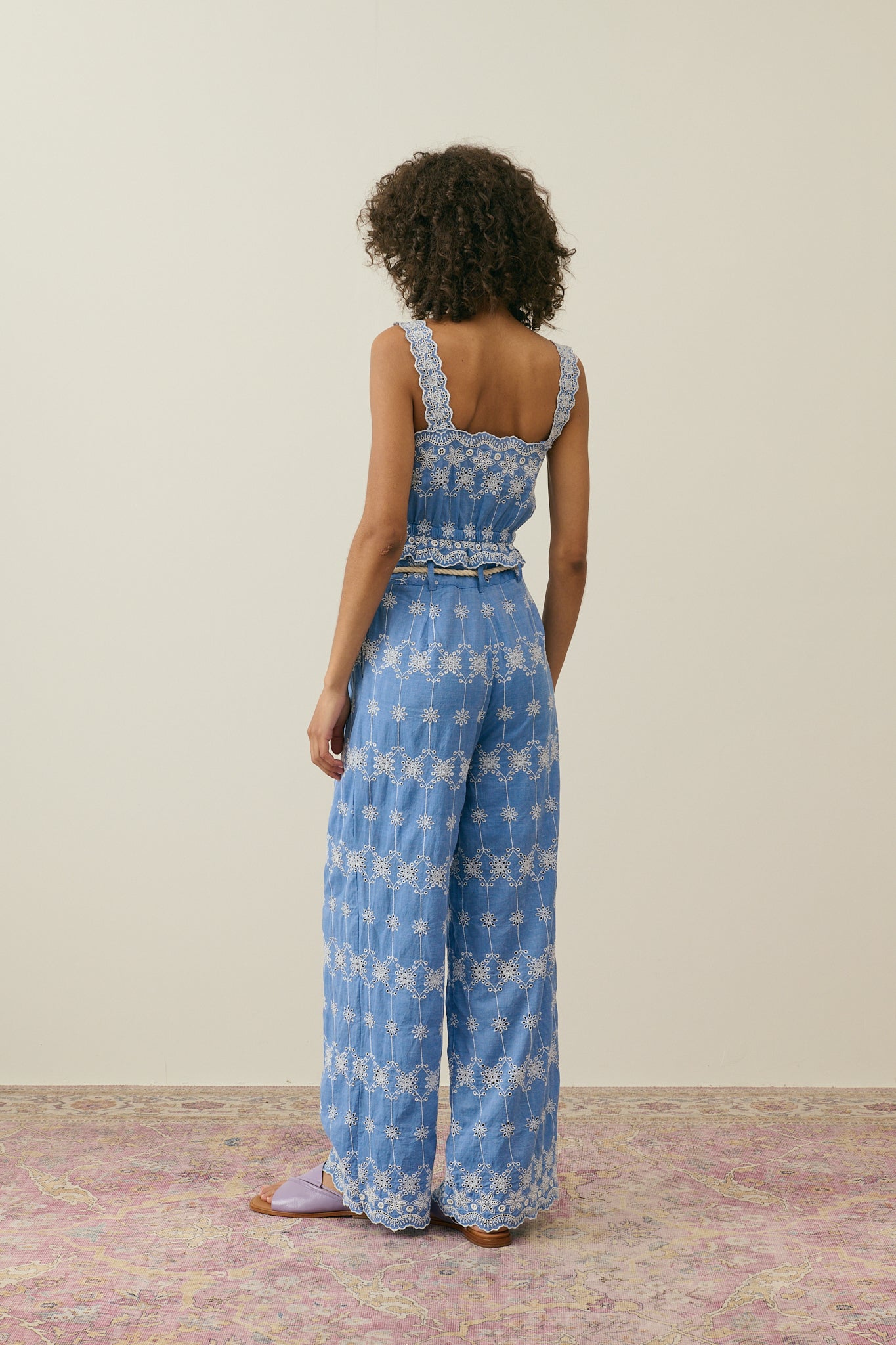 Louise Misha Top Kivima Stone Blue
