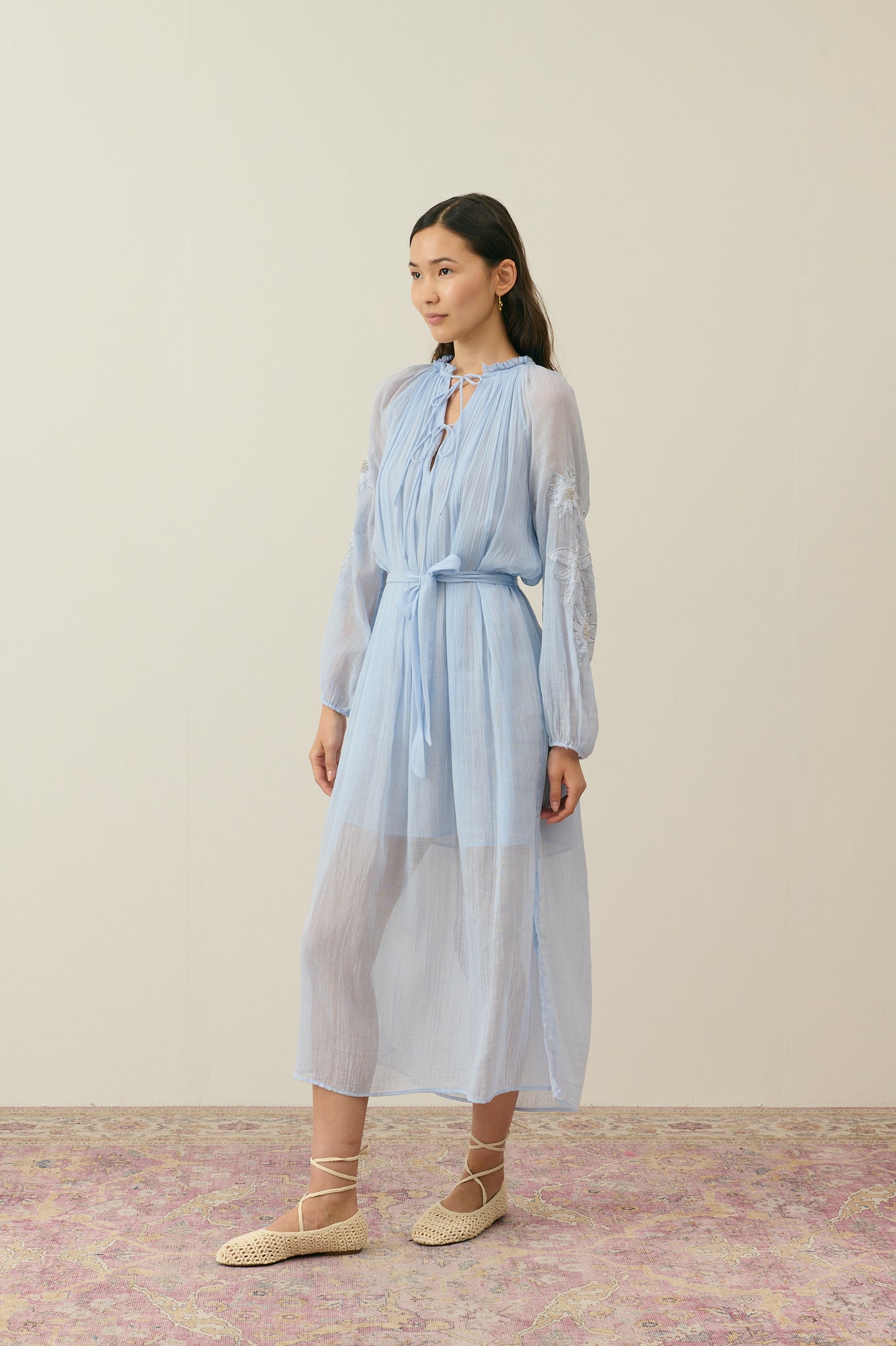 Louise Misha Kleid Nicola Sky Blue
