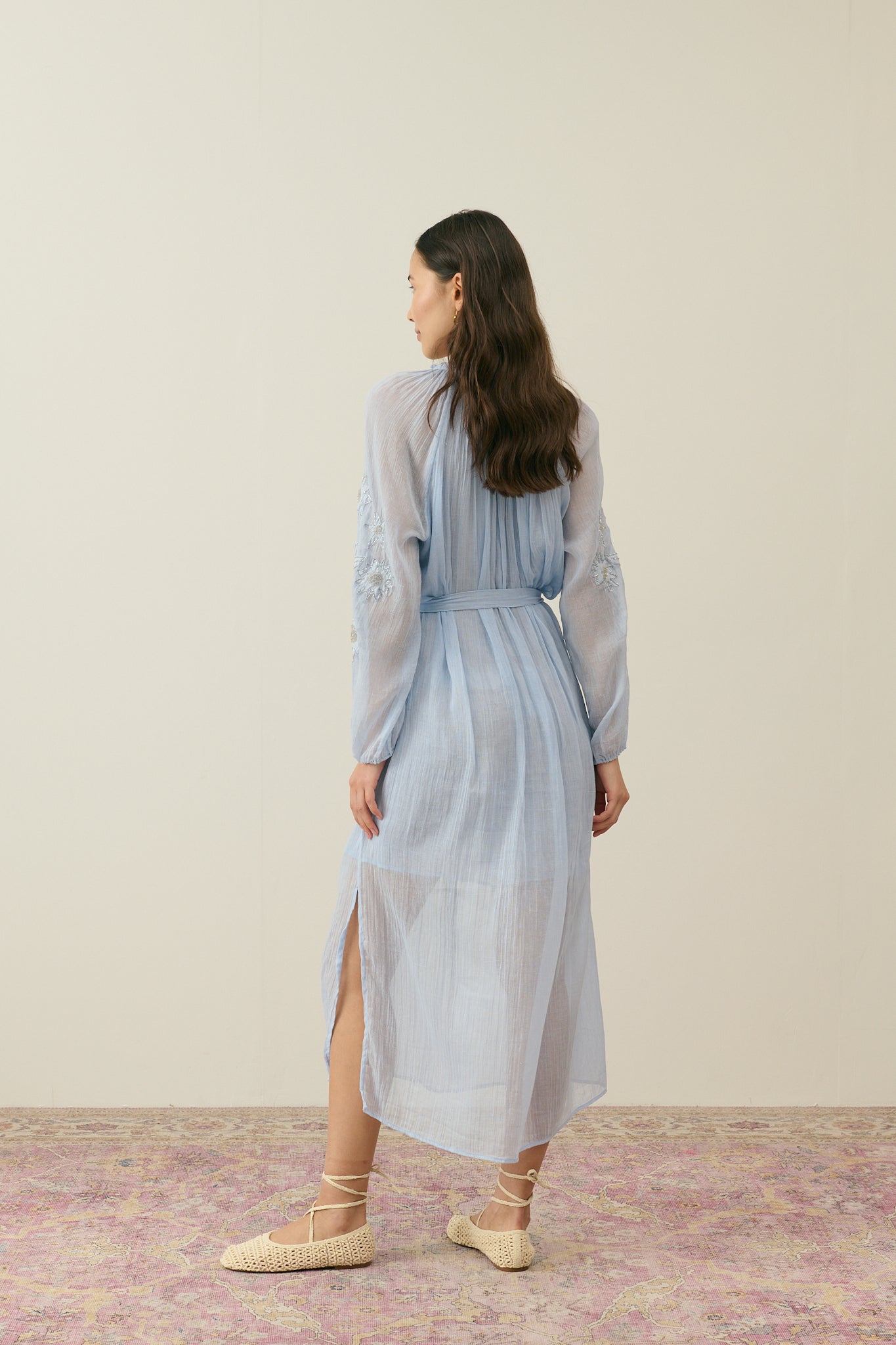 Louise Misha Kleid Nicola Sky Blue
