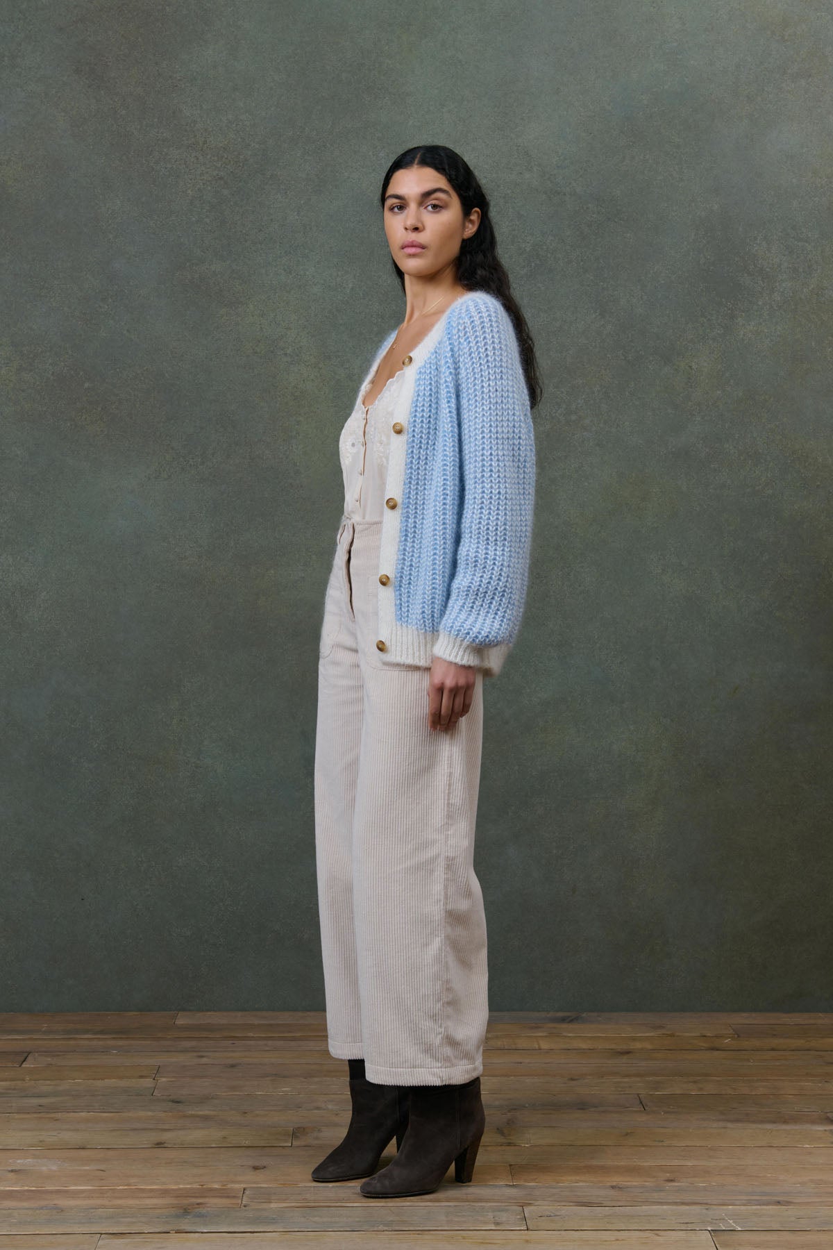Louise Misha Cardigan Beneva Light Blue