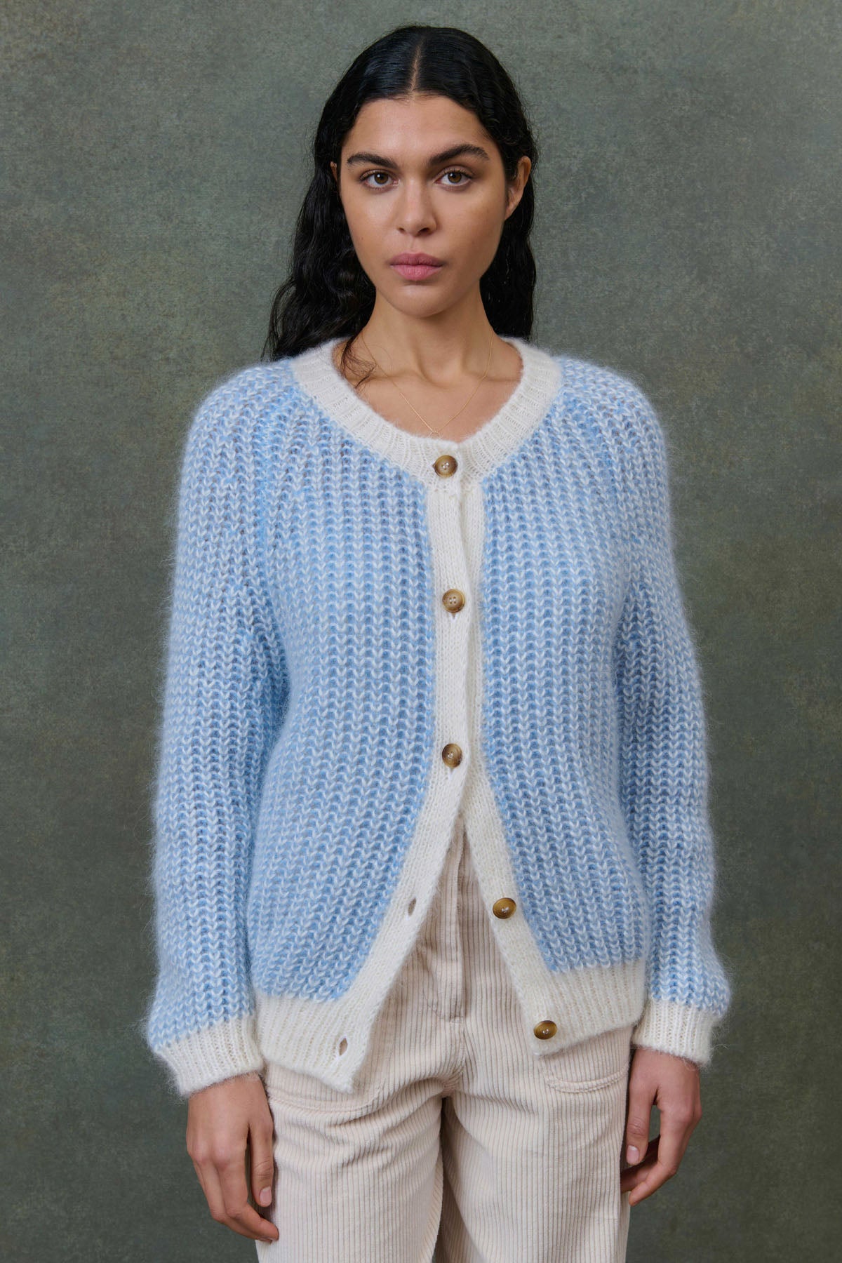 Louise Misha Cardigan Beneva Light Blue