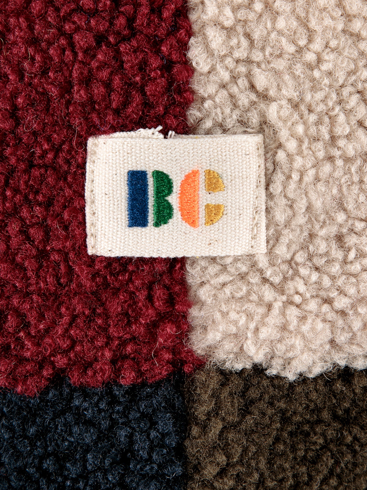 Bobo Choses Color Block Sheepskin Mütze