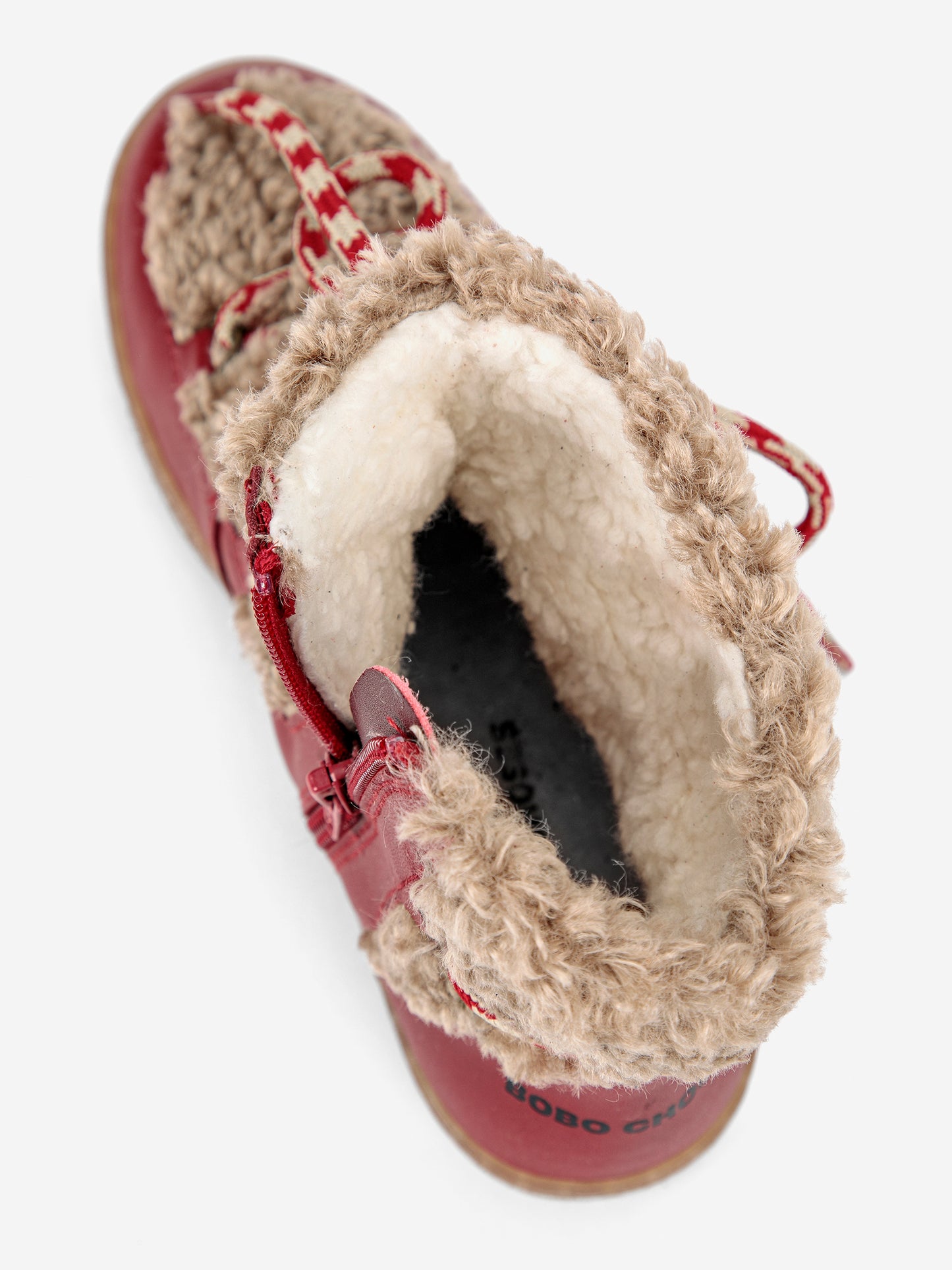 Bobo Choses Leder Boots Rot