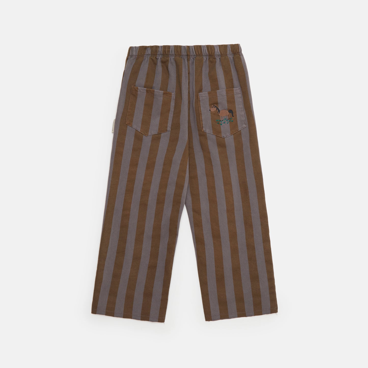 Weekend House Kids Horse Striped Hose Brown