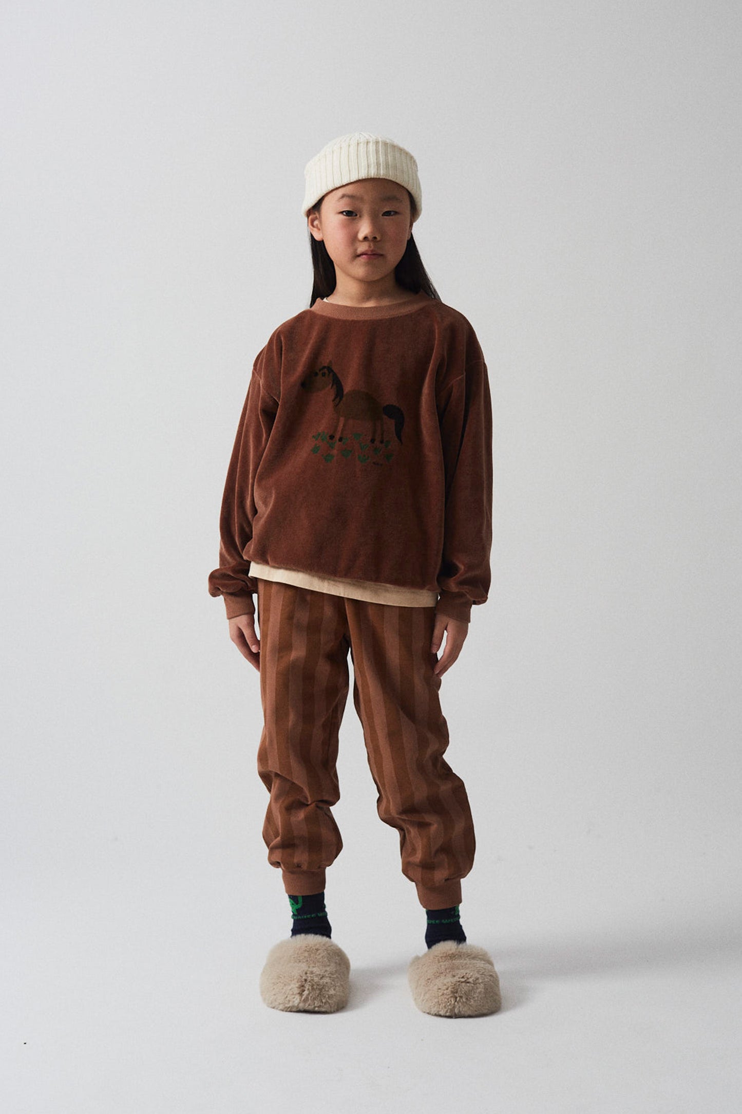 Weekend House Kids Stripes Hose Brown