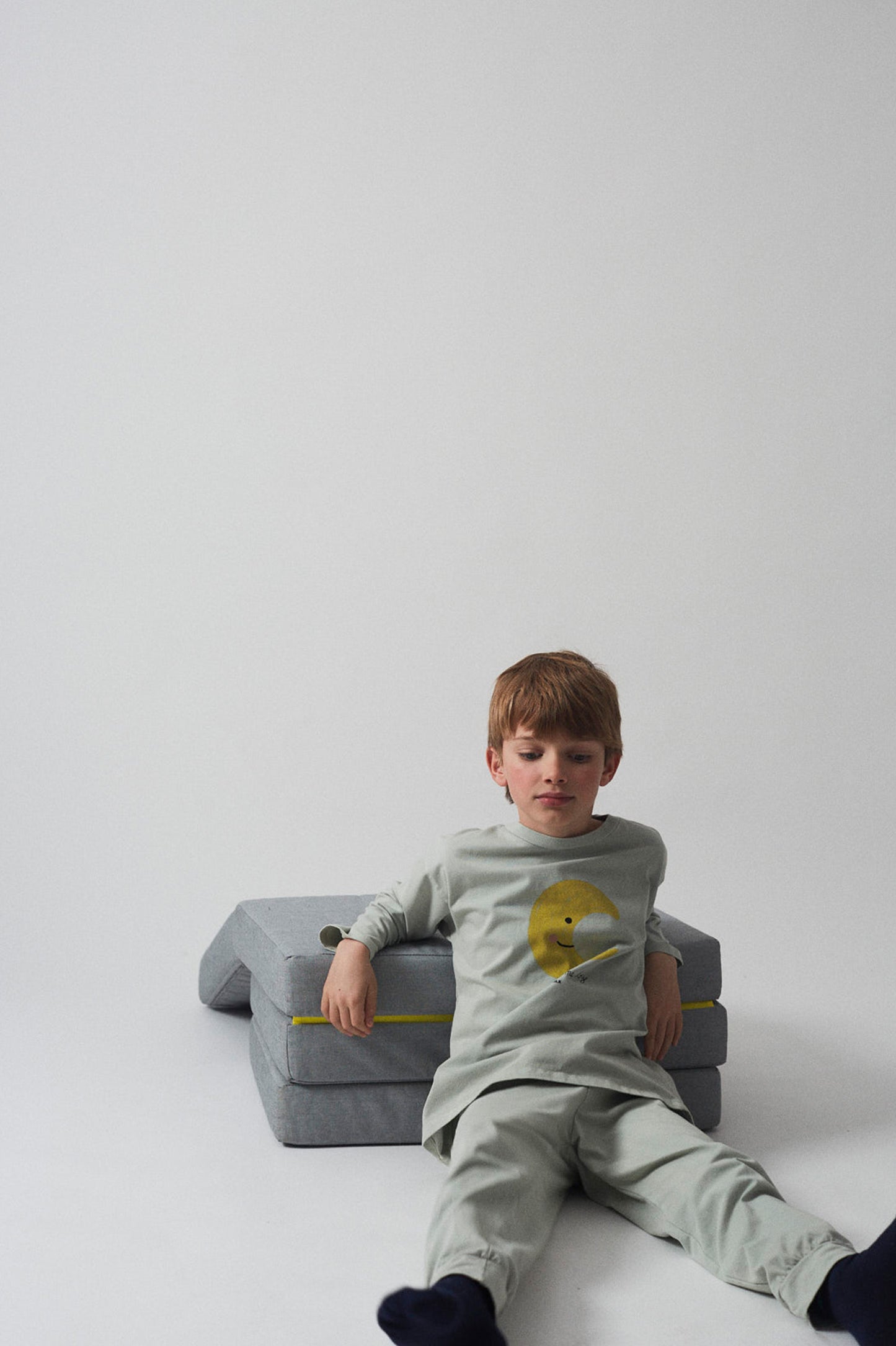 Weekend House Kids Sleepy Time Pijama Set Soft Green