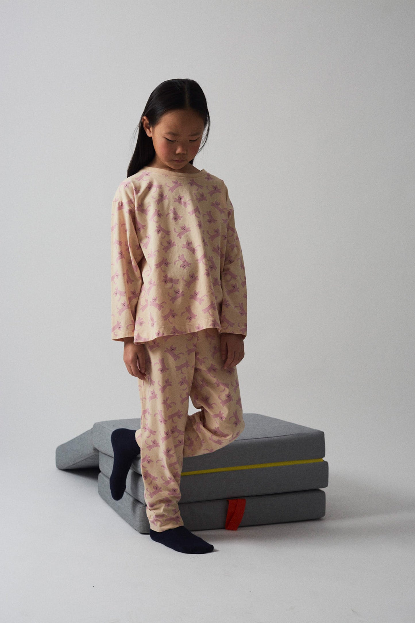 Weekend House Kids Cats Pijama Set Sand