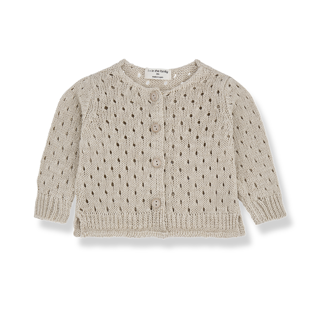 1+ in the Family Cardigan Telma Beige