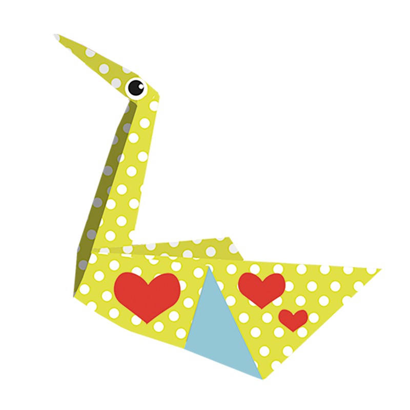 Funny Origami Schwäne