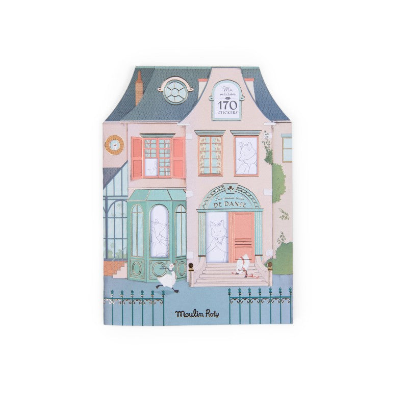 Moulin Roty Malbuch mit Sticker Tanzschule