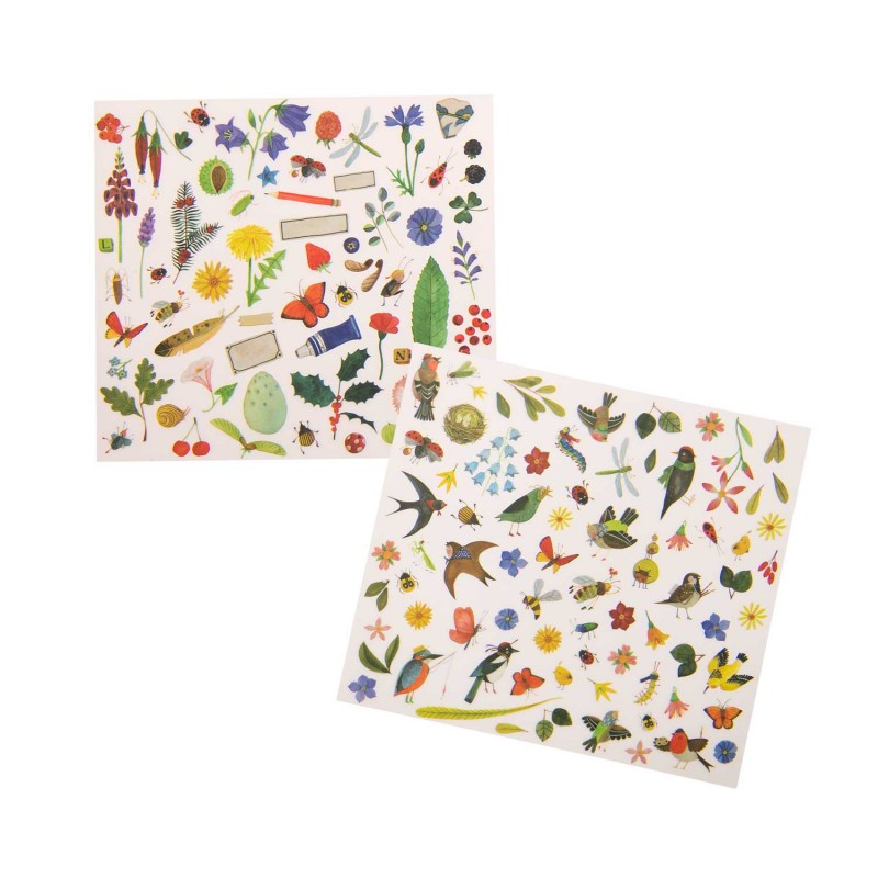 Moulin Roty Transferstickerheft Botaniker