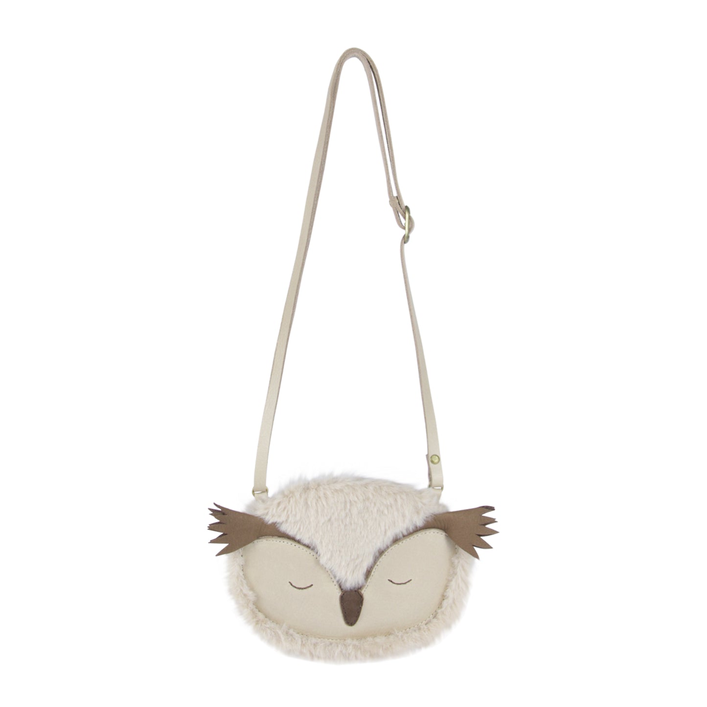 Donsje Britta Exclusive Portemonnaie Owl Ivory Classic Leather